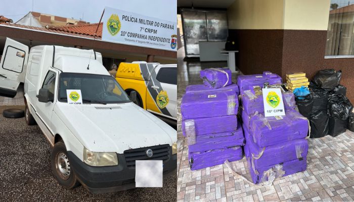 Laranjeiras – Polícia Militar apreende drogas, maços de cigarro e cigarro eletrônico em veículo de carga